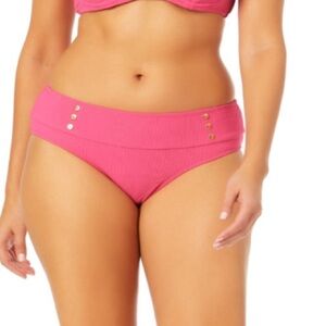 Women's Plus Mid Rise Swim Bottom